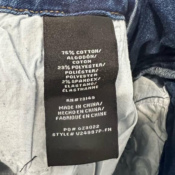 Fashion Nova Lace Up To It Stretch Skinny Jeans - Medium Blue Wash - Picture 10 of 13